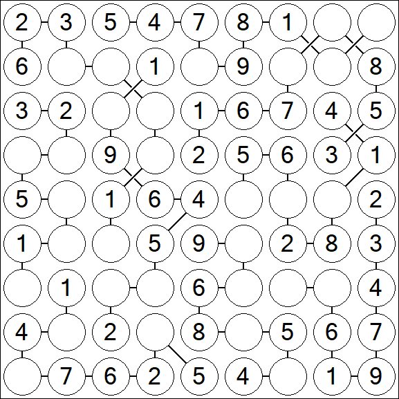 Chain Sudoku - Fácil