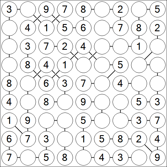 Chain Sudoku - Fácil