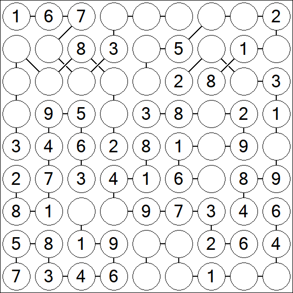 Chain Sudoku - Fácil