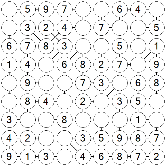 Chain Sudoku - Fácil