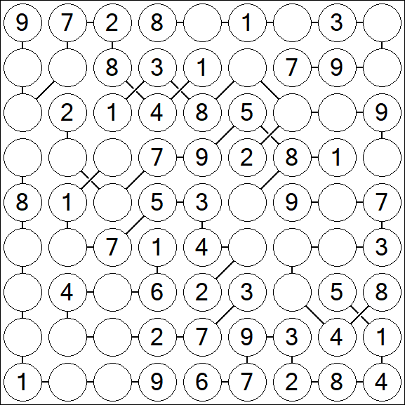 Chain Sudoku - Fácil