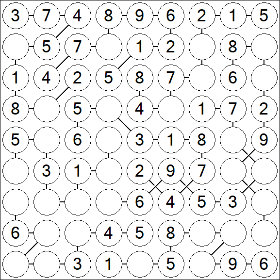 Chain Sudoku - Fácil