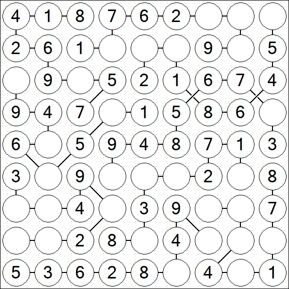 Chain Sudoku - Simple