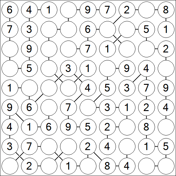 Chain Sudoku - Simple