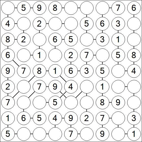 Chain Sudoku - Fácil