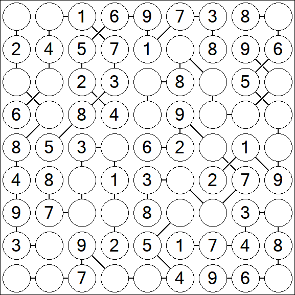 Chain Sudoku - Simple