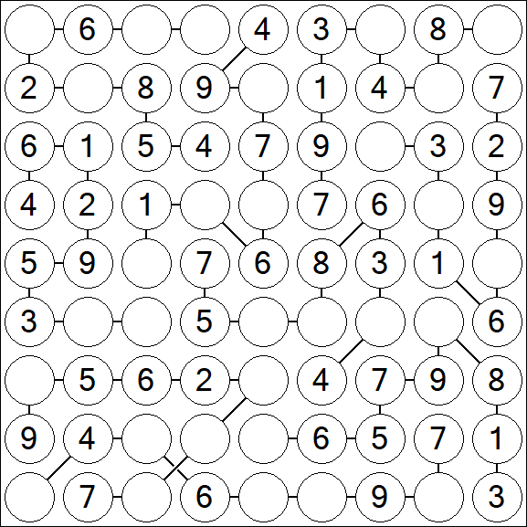 Chain Sudoku - Simple