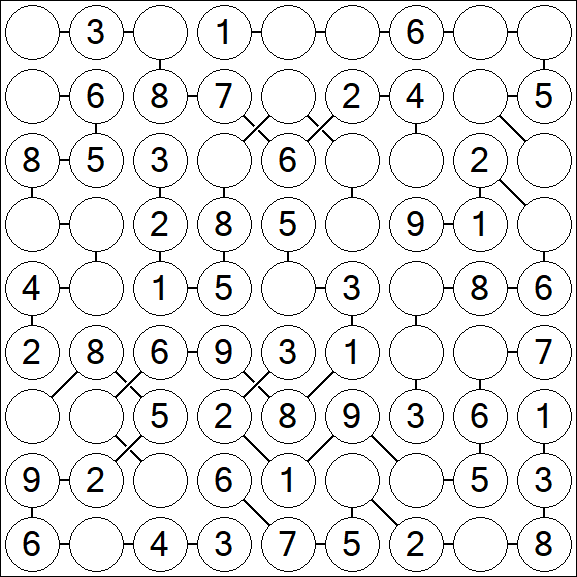 Chain Sudoku - Simple