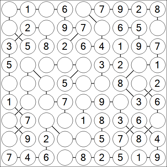 Chain Sudoku - Fácil