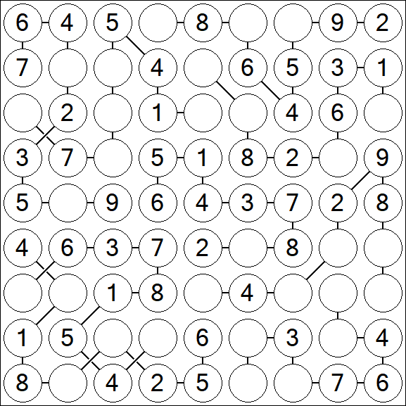 Chain Sudoku - Simple