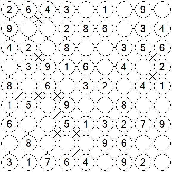Chain Sudoku - Simple