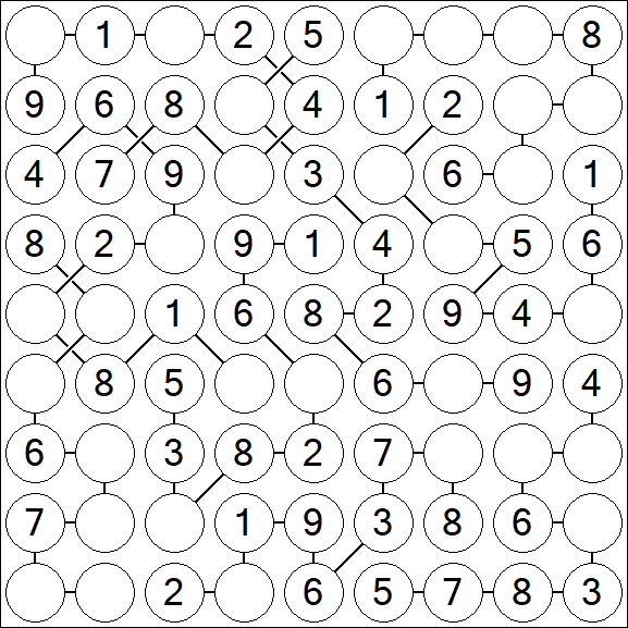 Chain Sudoku - Simple