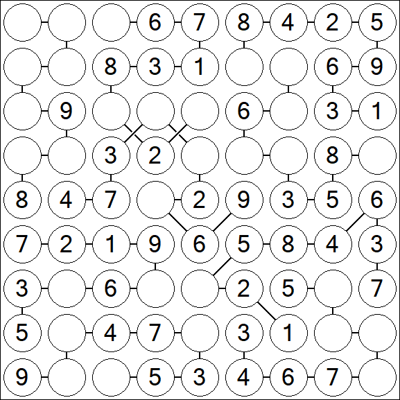Chain Sudoku - Einfach