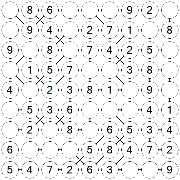 Chain Sudoku - Einfach