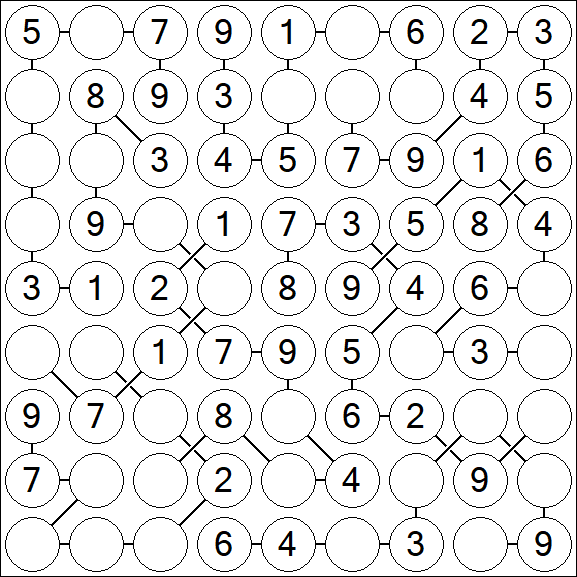 Chain Sudoku - Einfach