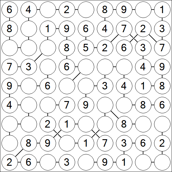 Chain Sudoku - Fácil