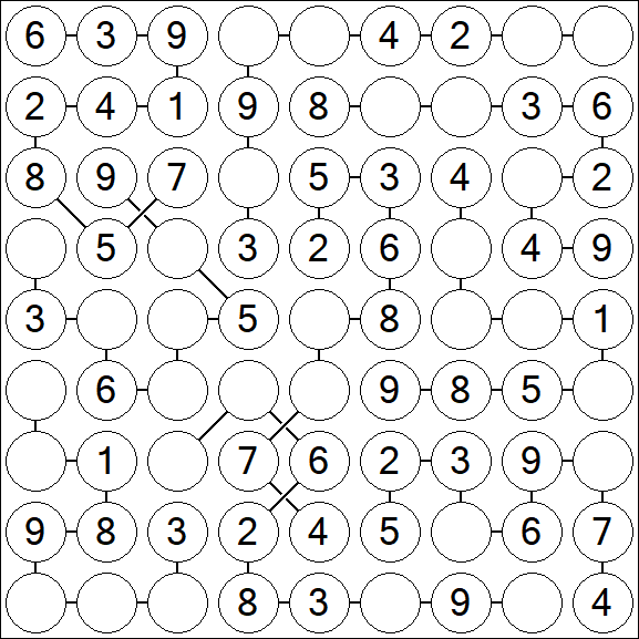 Chain Sudoku - Fácil
