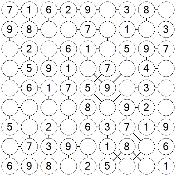 Chain Sudoku - Fácil