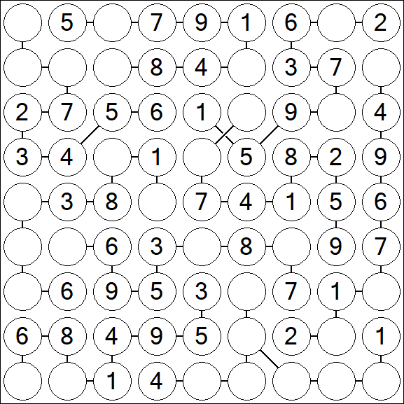 Chain Sudoku - Fácil