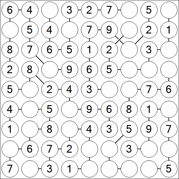 Chain Sudoku - Easy