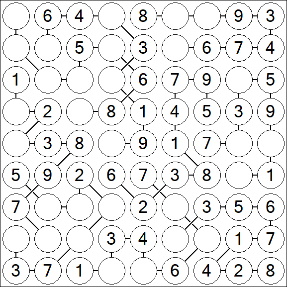 Chain Sudoku - Easy