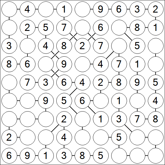 Chain Sudoku - Fácil