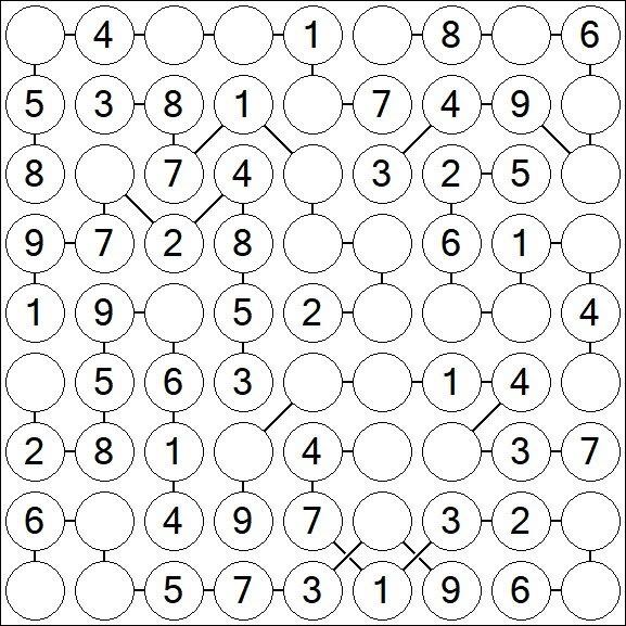 Chain Sudoku - Einfach