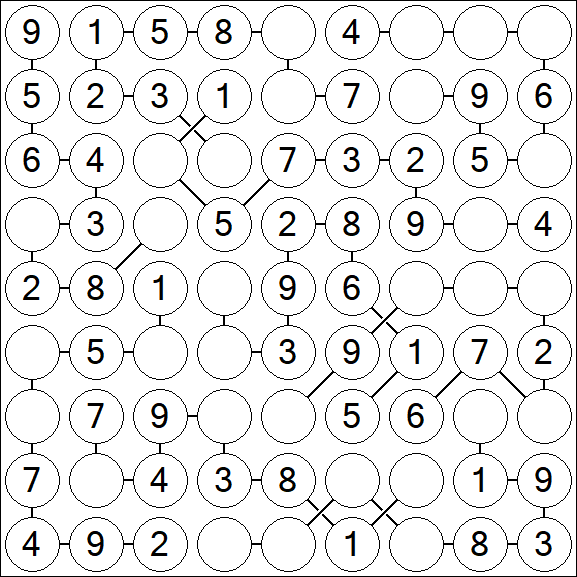 Chain Sudoku - Fácil