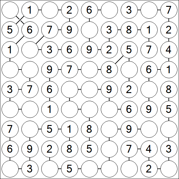 Chain Sudoku - Einfach