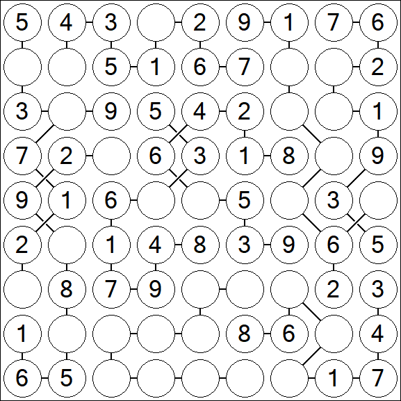 Chain Sudoku - Simple