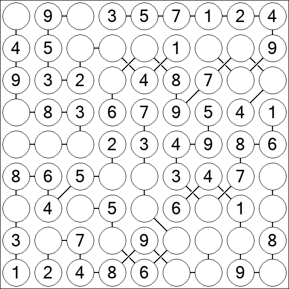 Chain Sudoku - Einfach