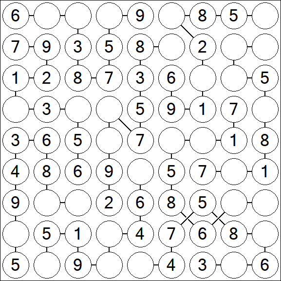 Chain Sudoku - Einfach