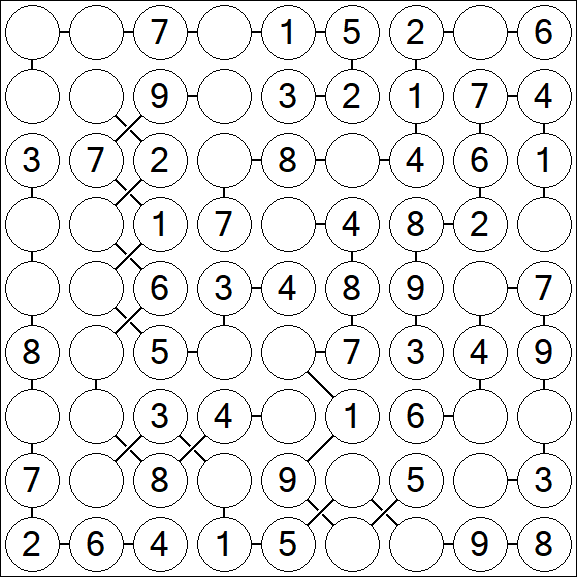 Chain Sudoku - Einfach