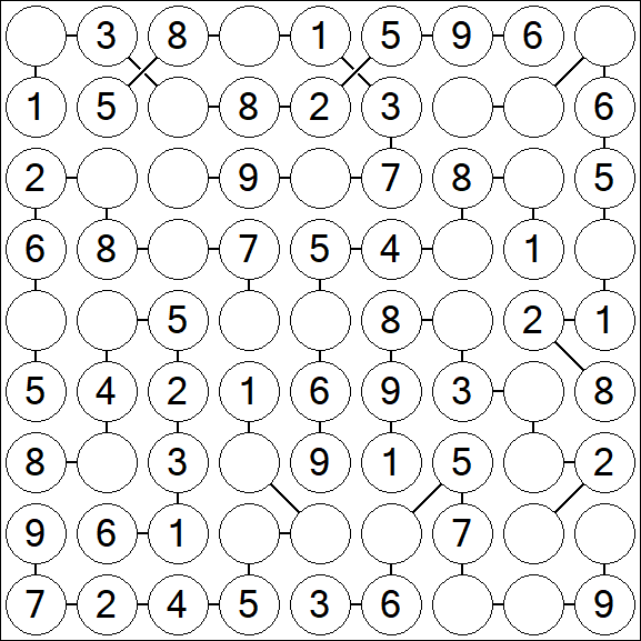 Chain Sudoku - Einfach
