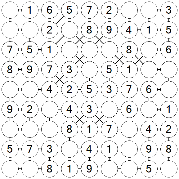 Chain Sudoku - Fácil