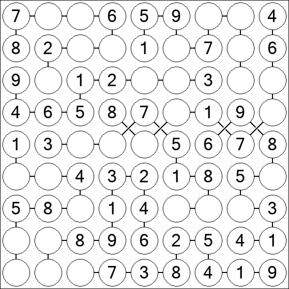 Chain Sudoku - Fácil
