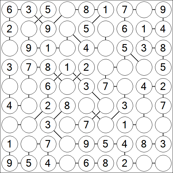 Chain Sudoku - Einfach
