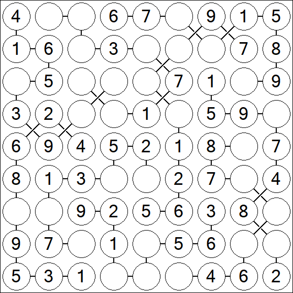 Chain Sudoku - Einfach