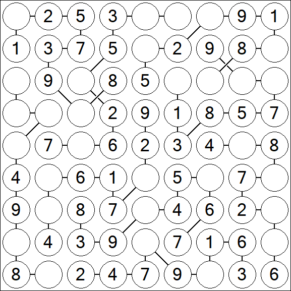 Chain Sudoku - Fácil