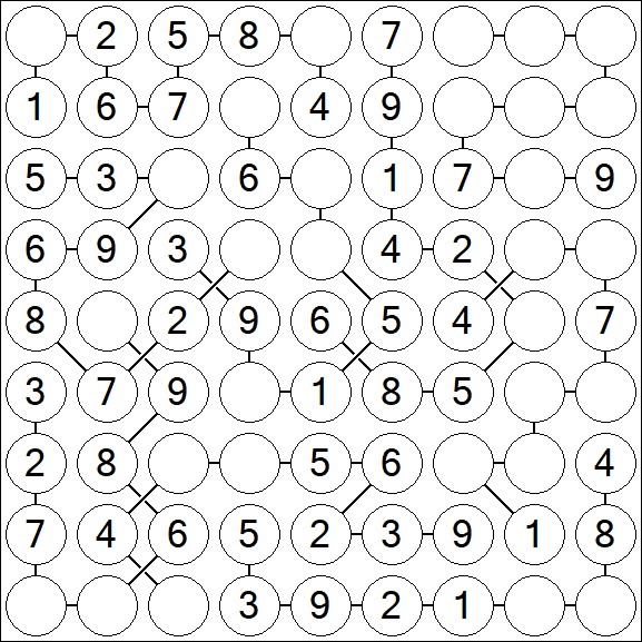 Chain Sudoku - Fácil