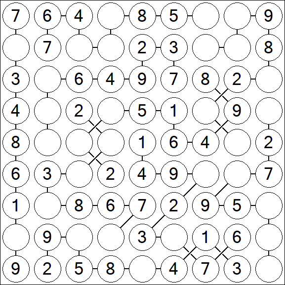 Chain Sudoku - Fácil