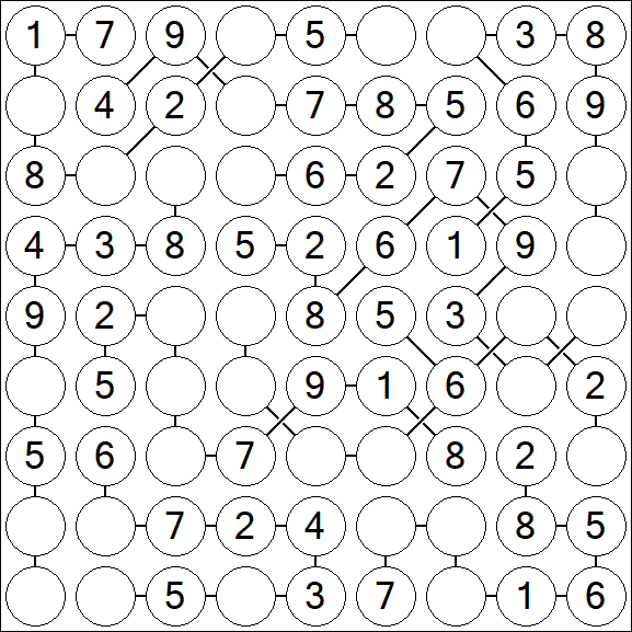 Chain Sudoku - Fácil