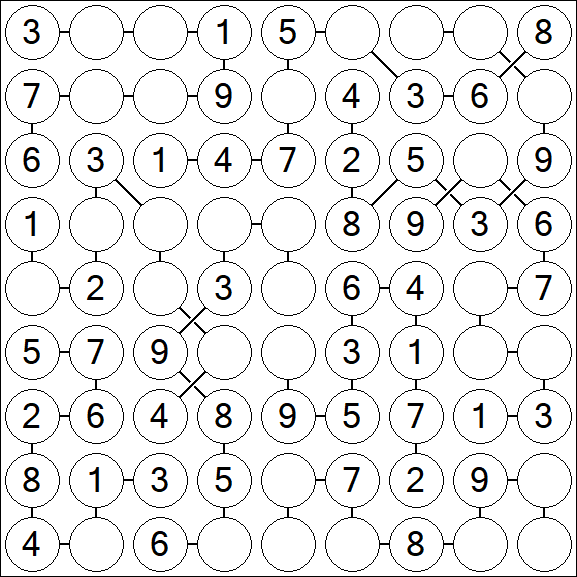 Chain Sudoku - Fácil