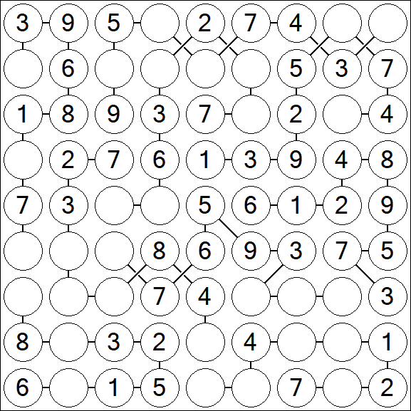 Chain Sudoku - Fácil