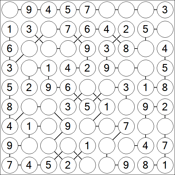 Chain Sudoku - Fácil
