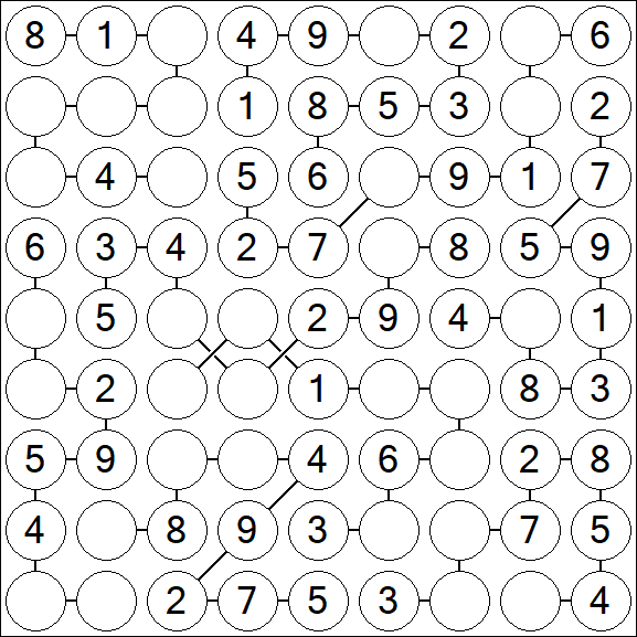 Chain Sudoku - Fácil