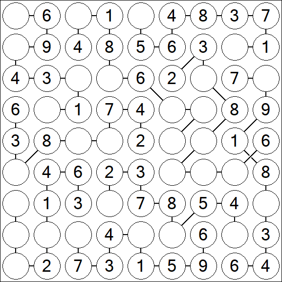 Chain Sudoku - Fácil