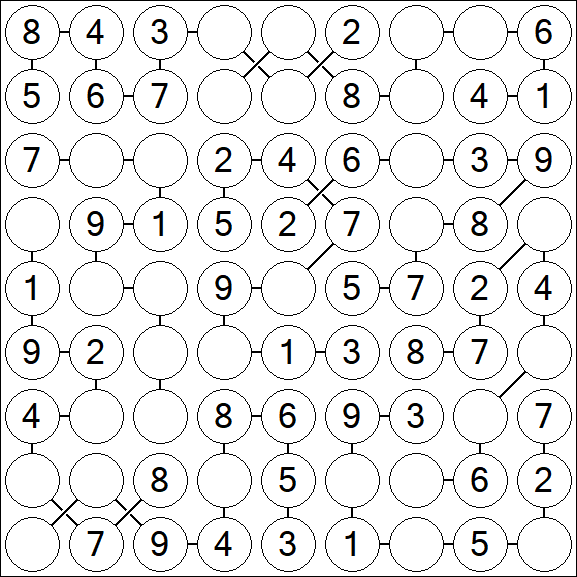 Chain Sudoku - Fácil