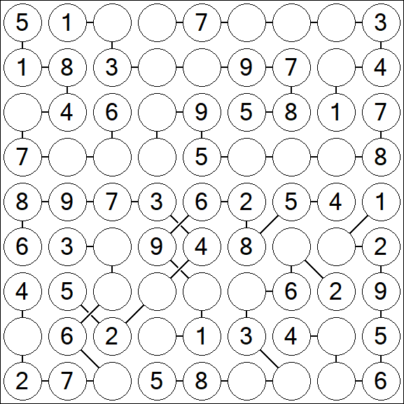 Chain Sudoku - Fácil