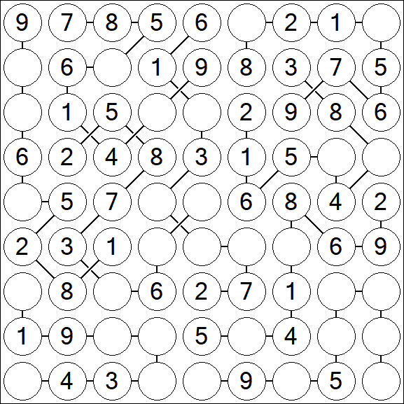 Chain Sudoku - Fácil